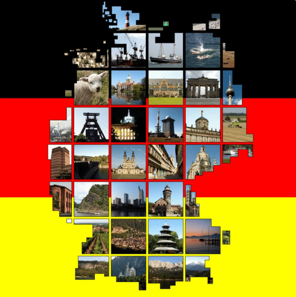 Map ドイツ Germany